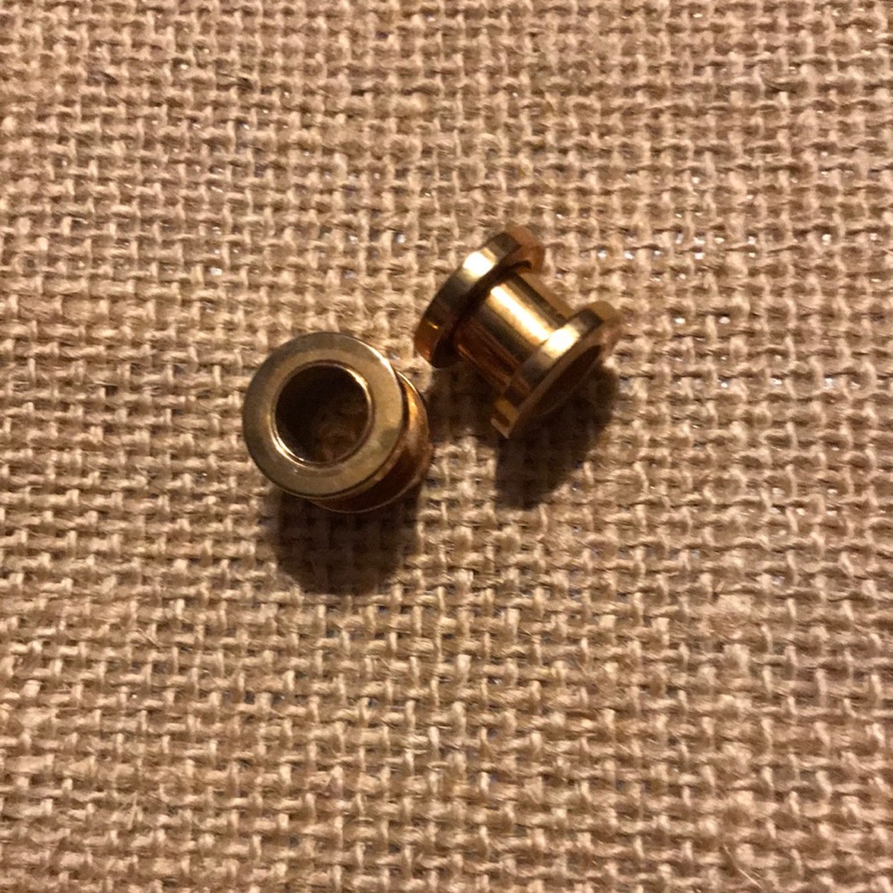 3/$17!! FLASH SALE❤️ 0G Gold Plugs